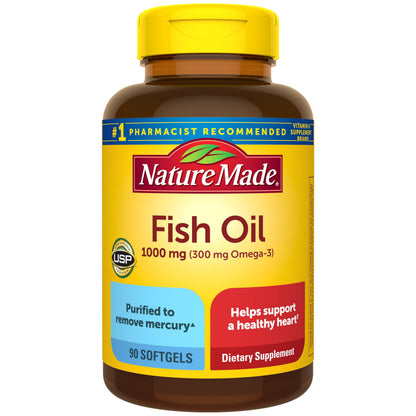 Nature Made fish oil 1000 mg — high potency supplement