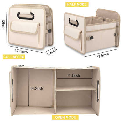 JiatuA caddy — collapsible multi compartment organizer for cars and SUVs