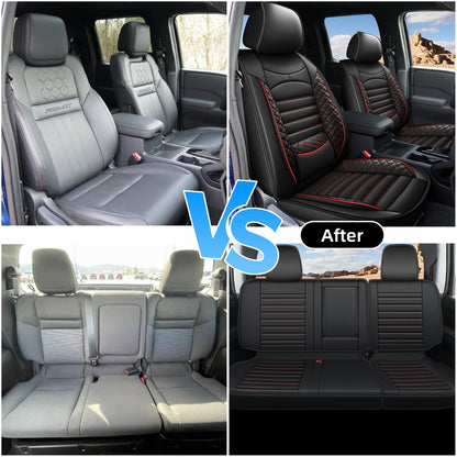 Vehicle seat cover — Custom fit waterproof faux leather for Nissan Frontier 2009-2026