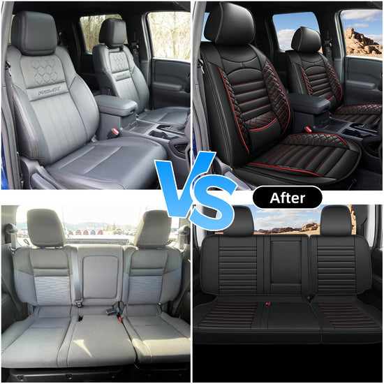 Vehicle seat cover — Custom fit waterproof faux leather for Nissan Frontier 2009-2026