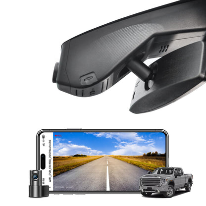 Mangoal onboard camera with front 4K and rear 1080P for GMC Sierra 2019-2023