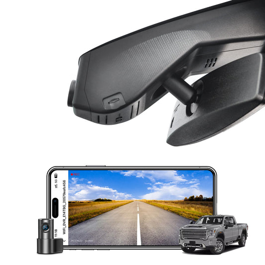 Mangoal onboard camera with front 4K and rear 1080P for GMC Sierra 2019-2023