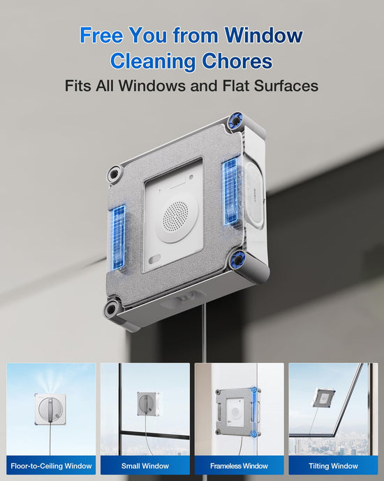 ECOVACS WINBOT — Window cleaning robot with smart navigation technology
