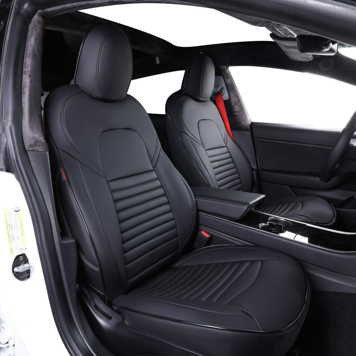 EKR vehicle seat cover — Leather full set for Tesla Model X 2016-2019, 7 seats