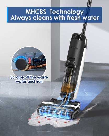 Tineco Floor ONE S7 cordless vacuum cleaner — wet dry cleaning for hard floors
