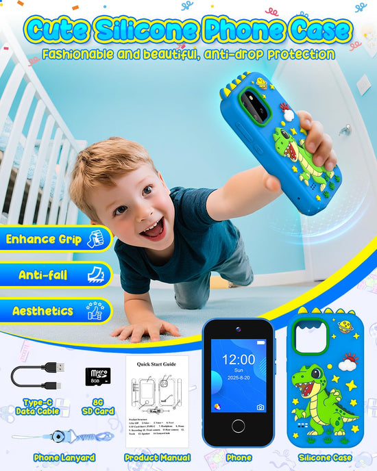 ELECTRONIC LEARNING TOY — No internet or calls, HD camera and music player for kids 3-8 years old