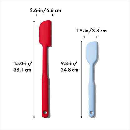 OXO Good Grips silicone spatula set - two size variationsOXO Good Grips food spatula set - two size variations