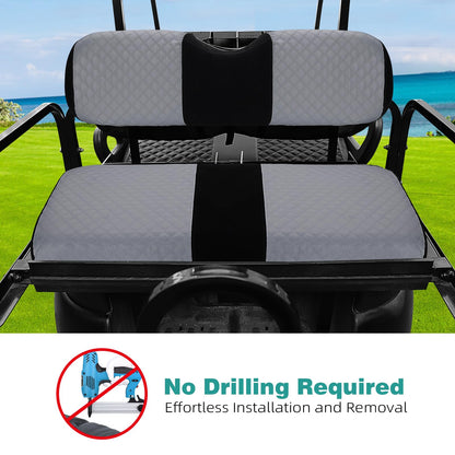 Roykaw vehicle seat cover — breathable double-layer fabric for EZGO TXT front seat