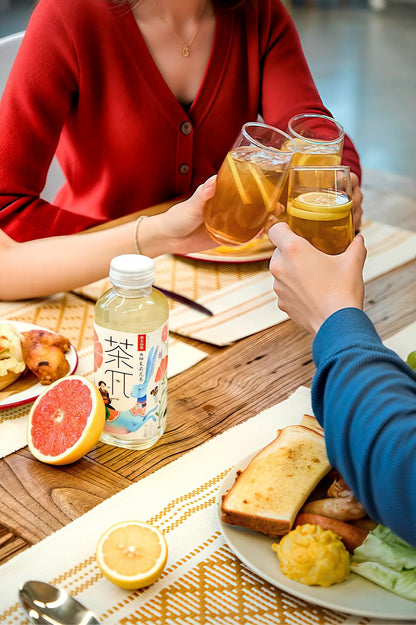 Tea PI iced tea – Sweet fruit tea with real juice, 15 pack, 16.9 fl oz bottles.