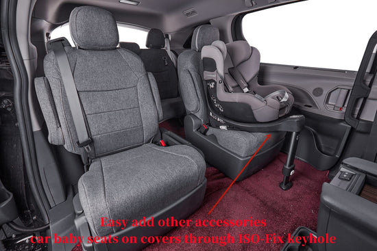 coverdream vehicle seat cover — custom fit for 2021-2026 Toyota Sienna LE, XLE van