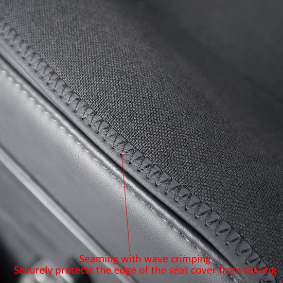 Vehicle seat cover — Custom fit leather for Tesla Model Y 2020-2025 5 seats