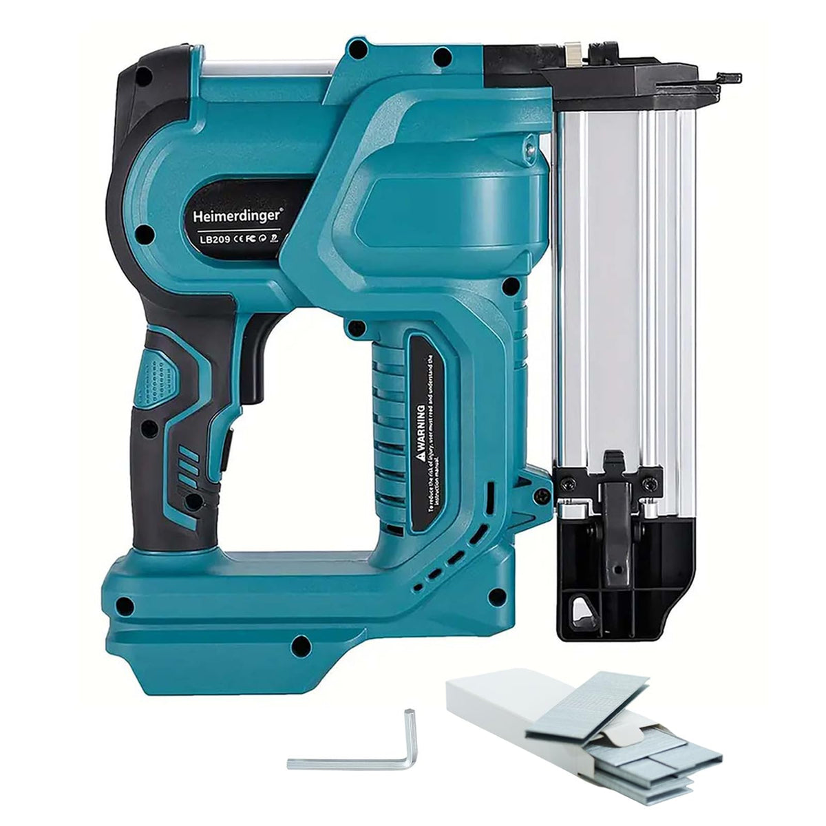 2-in-1 Brad Nailer & Stapler for Makita 18V Battery, 18GA Cordless Nail Gun
