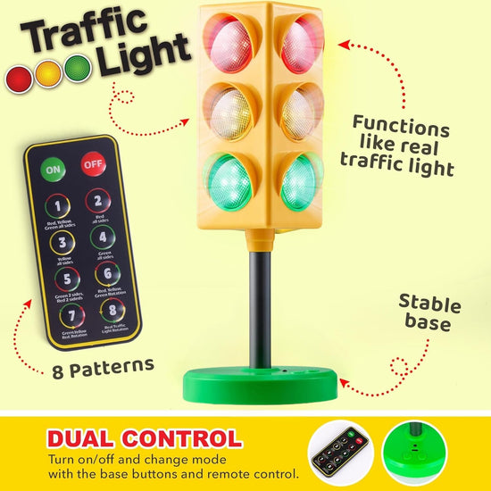 ArtCreativity lamp — 8 modes with remote and real traffic light rotation mode