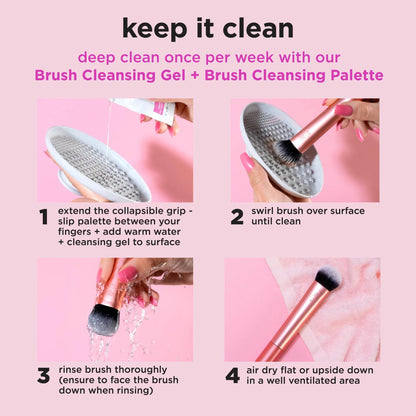 Cosmetic brush set — Travel size for on-the-go beauty