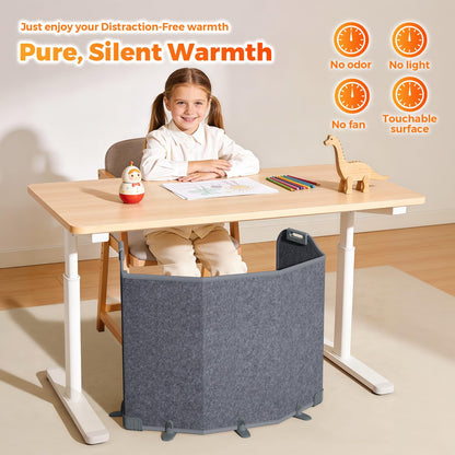 Space heater — Quiet and portable electric heater for office or home under desk