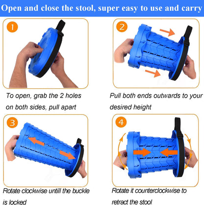 Fishboy collapsible stool — lightweight and sturdy design for outdoor use