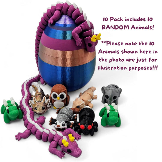 ZZ LIFE figurine — 3D printed articulating designs with mystery egg