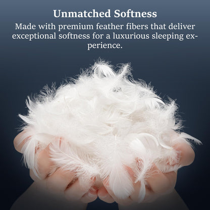 COZSINOOR goose feather bed pillows with soft support