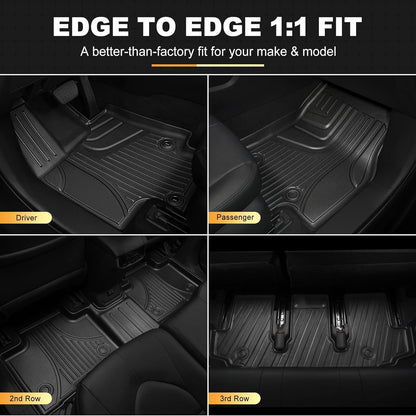 VEHICLE_MAT — AOMSAZTO custom fit all weather floor mats for 2020-2025 Toyota Highlander