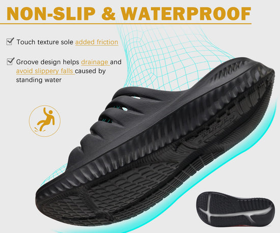 KuaiLu womens sandals with plantar fasciitis support and thick cushioning for post-exercise comfort