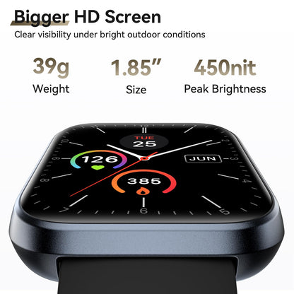 Wearable computer — Smart watch with Alexa, heart rate monitor and fitness tracker