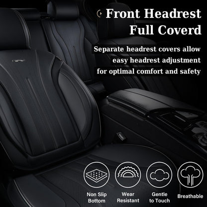 Coverado car seat cover — breathable nappa leather and waterproof design