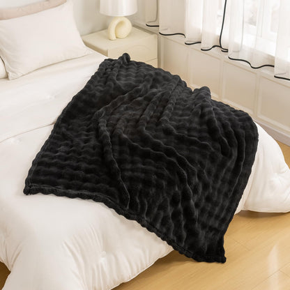 YUSOKI bubble throw blanket - 3D design, 5lb, for home decoration and all ages.