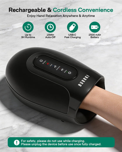 Hand Massager for Arthritis and Carpal Tunnel, Upgraded Kneading Massage
