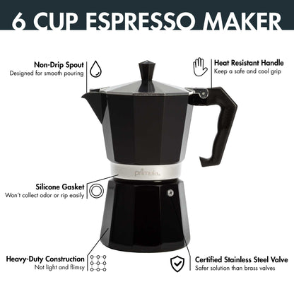 Primula stovetop espresso and coffee maker - classic design