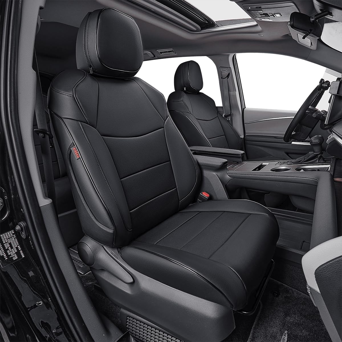 EKR Sienna seat covers - Waterproof leather full set for 2021-2026 Toyota Sienna 8 seats