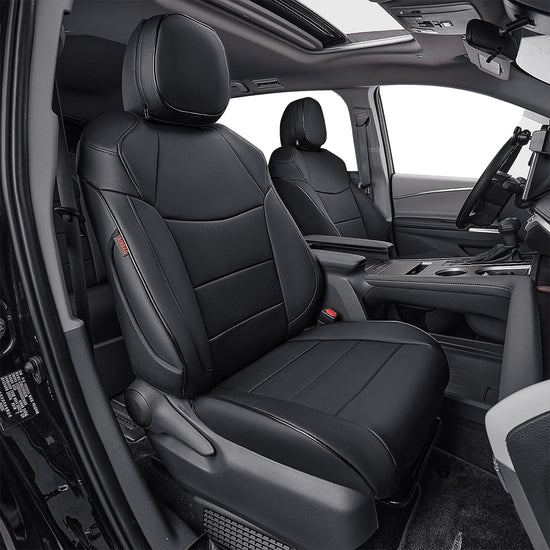 EKR Sienna seat covers - Waterproof leather full set for 2021-2026 Toyota Sienna 8 seats