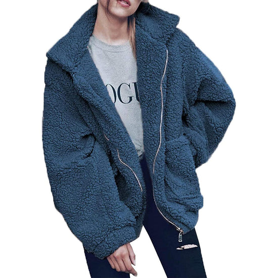 PRETTYGARDEN coat — Sherpa fleece oversized warm outerwear clothing.PRETTYGARDEN coat — Sherpa fleece oversized trendy warm outerwear clothing.