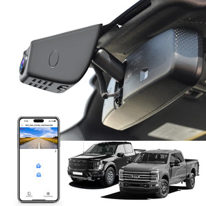 Mangoal F150 dash cam — 4K custom fit for Ford F150 and Super Duty models 2018-2026