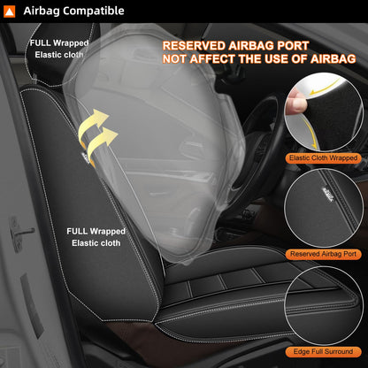AOMSAZTO vehicle seat cover - waterproof leather cushions for Ford Expedition 2011-2021