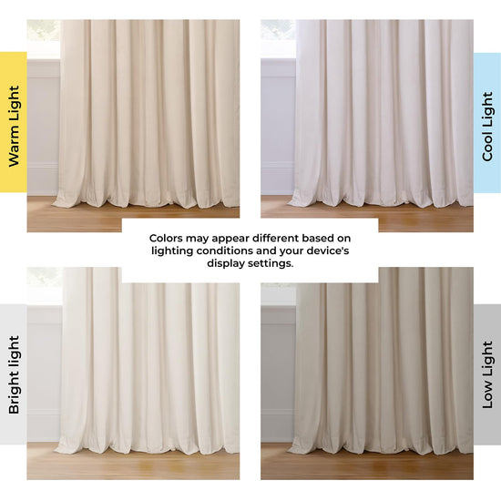 HPD blackout velvet curtain – heat and light blocking for bedroom or living room