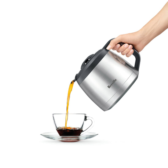 Breville coffee maker — Grind control with thermal carafe in brushed stainless steel
