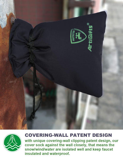 ArtiGifts faucet cover for outdoor water faucets