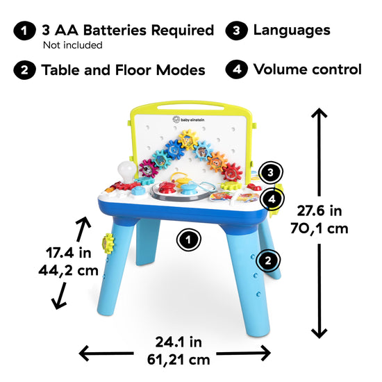 Baby Einstein curiosity table activity play station - Montessori interactive workbench