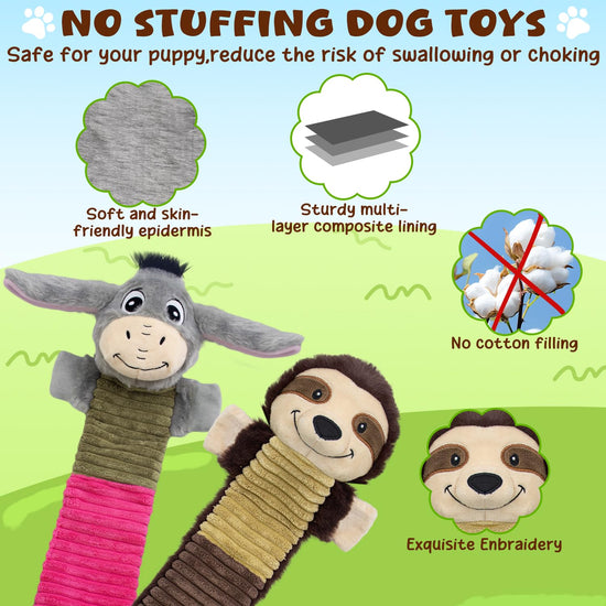 MeetYooo pet toy — No stuffing design for large aggressive chewers