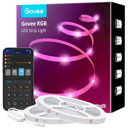Govee string lights — Bluetooth control with music sync and 64 scenes
