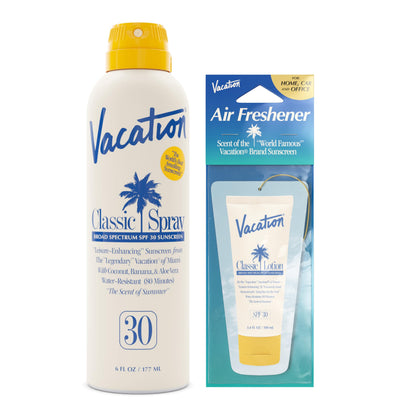 Sunscreen spray — Water-resistant and lightweight with SPF, vegan and dermatologist-tested