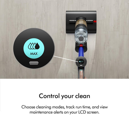 Dyson vacuum cleaner — WashG1 wet cleaner in matte black and ultra blue