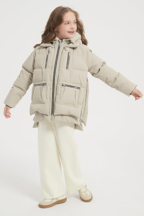 Orolay children hooded down coat - Quilted puffer jacket for winter wear