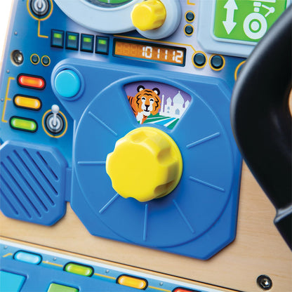 Melissa & Doug interactive dashboard wooden toy for ages 3 and up