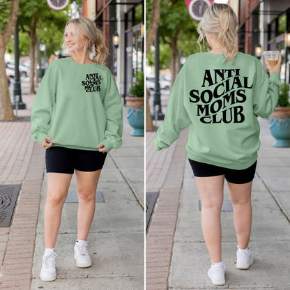 LOTUCY sweatshirt - Casual oversized crewneck pullover for women