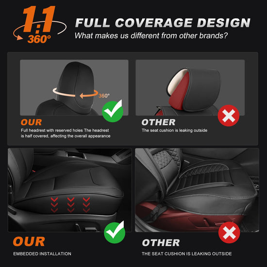 AOMSAZTO vehicle seat cover - Black full set for Tesla Model 3 2024 2025 (not for performance) with armrest cover