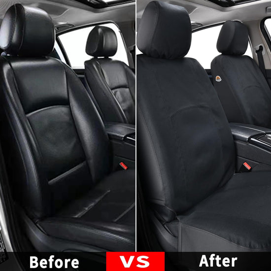 Coverado car seat covers - canvas seat covers for front seats in most vehicles