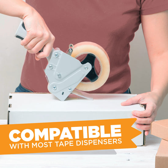 Tape King® clear packing tape — Stronger and thicker 2.7mil adhesive tape for moving and storage