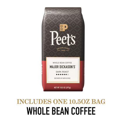 Coffee — Major Dickasons blend whole beans by Peets Coffee & Tea