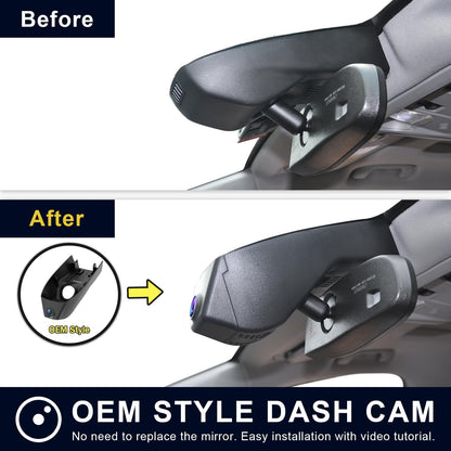Mangoal onboard camera — custom fit for Cadillac XT5 and XT6 with 4K video